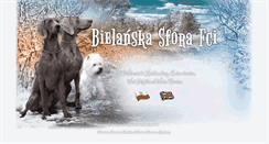 Desktop Screenshot of bielanskasfora.com